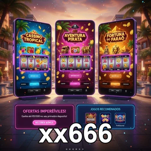 Ilustração de Explore as Ofertas e Bônus do xx666 com Saques Rápidos